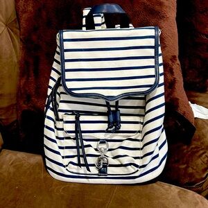 Rebecca Minkoff Bikeshare Backpack in Azure Stripe